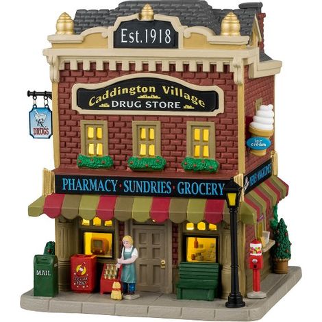 Lemax 45272 Caddington Village Drug Store - Edificio Illuminato - a Batteria (1/3)