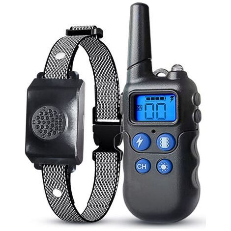 Dog training device with anti-bark remote control that can call your dog remotely with voice (1/4)