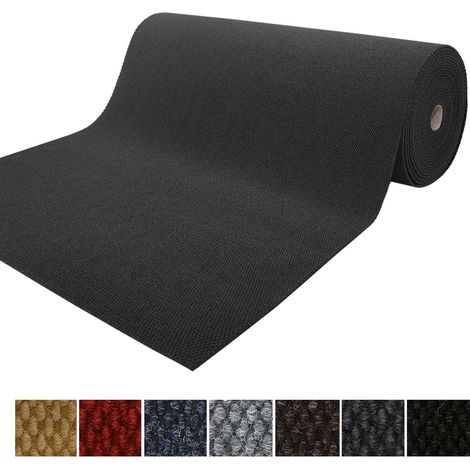 Tapis de Porte Paillasson d'entrée Hong Kong Gris anthracite 67 x 300 cm