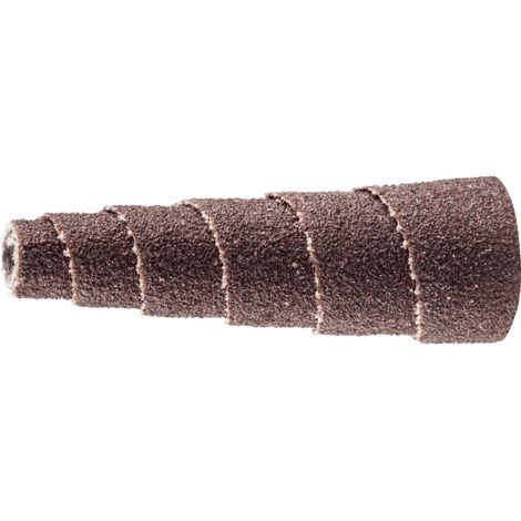 PFERD TOOLS POLIROLL PRK konische Schleifrollen Ø 12x35 mm Bohrung Ø 3 mm Korund A150 50 Stk (1/5)