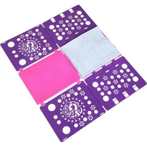 Plieur de LingePlanche Plier Le LingeAide au pliage du T-shirtplieuse vtements pliablepour PLAQUE DE PLIAGE DU LINGE (1/4)