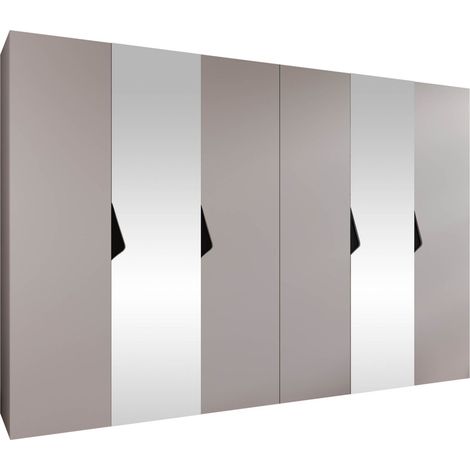 Armario Hartford 627, Cachemira, 202x300x52cm, Puertas de armario: Con bisagras, Número de estantes: 0 (1/5)