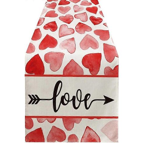 Nappe de table lavable et résistante pour la Saint-Valentin - Grande taille - Style 1 (1/5)
