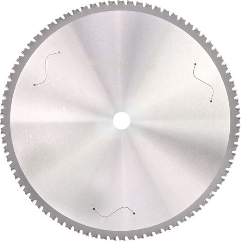 Lame de scie circulaire Disque de coupe en métal 80T Acier rapide 355 x 2,6 x 2,0 x 25,4 mm (1/4)