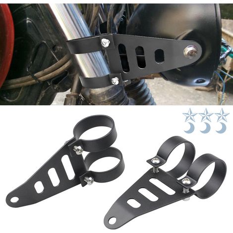 Support universel pour phare de moto, support de modification de phare avant, support métallique 41/43 mm
