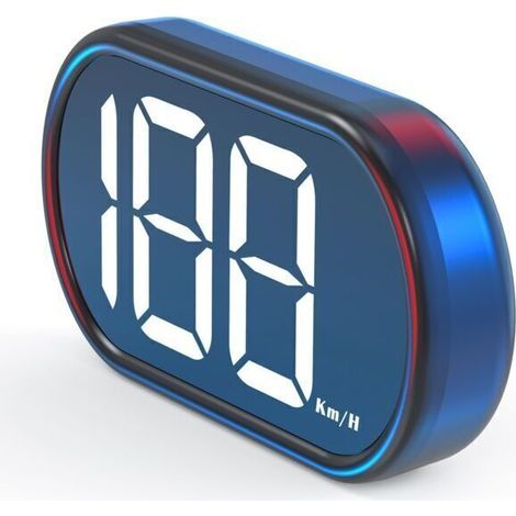 Compteur de vitesse numérique GPS KMH à affichage tête haute pour voitures et camions, grand écran haute définition