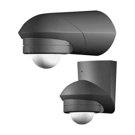 Grothe 94534 Da parete Rilevatore di movimento ad infrarossi passivo PIR 240 ° Relè Nero IP55 (1/2)