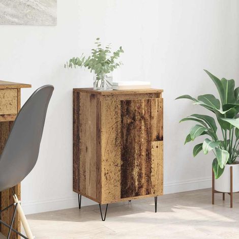 Sideboard Wall-mounted Old Wood 40 x 35 x 70 cm Engineered Wood vidaXL (1/5)
