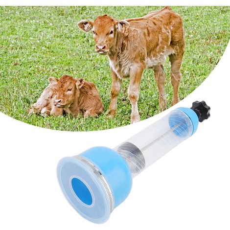 Pompe respiratoire pour veaux, outil de soin vétérinaire bleu pour ferme et élevage (1/5)