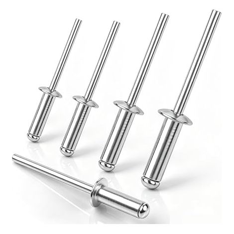 Lot de 120 rivets aveugles en aluminium avec extrémité ouverte 4,8 (1/3)