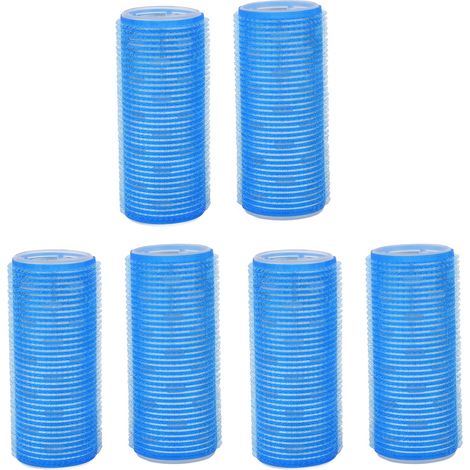 Ensemble de 6 bigoudis à friser pour cheveux, idéal pour la coiffure à domicile ou en salon. Outil de coiffage à prise en main facile pour femmes. (1/5)