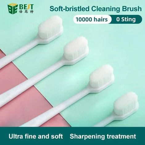(BST-82) Brosse de nettoyage et de polissage en fibre PBT BST-82 pour cartes mères, circuits intégrés, BGA et réparations électriques (décollage de colle). (1/5)