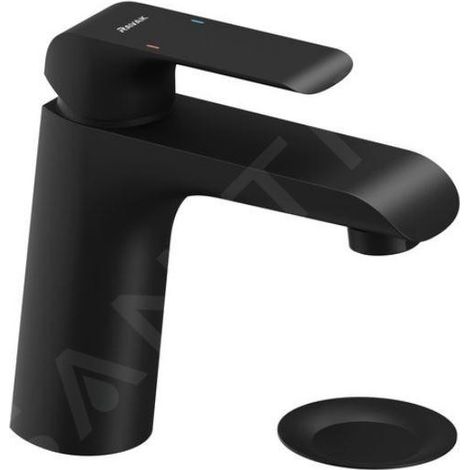 Ravak Flat - Mitigeur de lavabo avec bonde Click-Clack, noir mat X070172 (1/5)