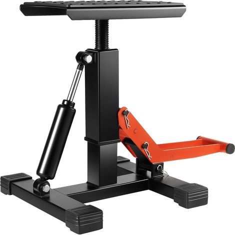 Support de levage de moto, capacité de charge de 150 kg, assemblage facile, noir (1/2)