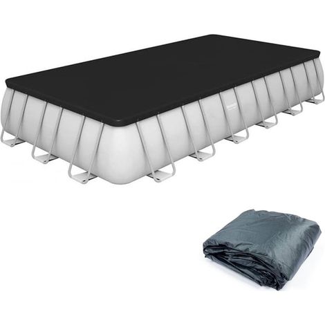 TRADE SHOP - Telo Di Ricambio Per Piscine Power Steel 732x366x132cm Copertura Rettangolare P03633 - (1/3)