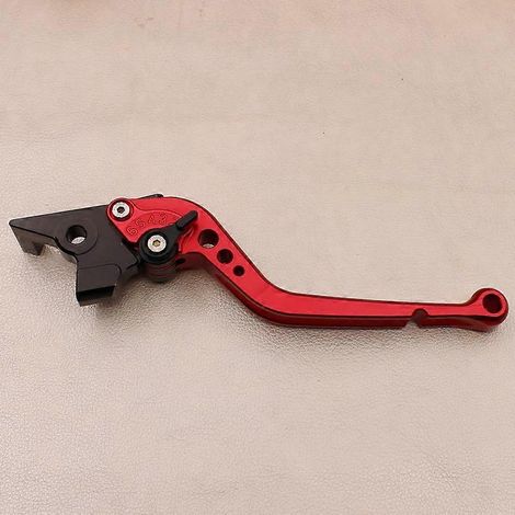 Poignée de frein pour moto MT09/MT07, petite poignée de klaxon modifiée pour Huanglong 600/300 (rouge long) (1/5)