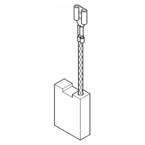 COPPIA SPAZZOLE SPAZZOLA CARBONCINO RICAMBIO PER UTENSILI AEG MILWAUKEE 13706V 5X10X17 PZ.2 (37363)