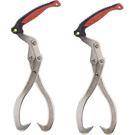 2x Handpackzange Sappie Holztransport Zangen Forst Holz Schleppzange 2,5-30 cm