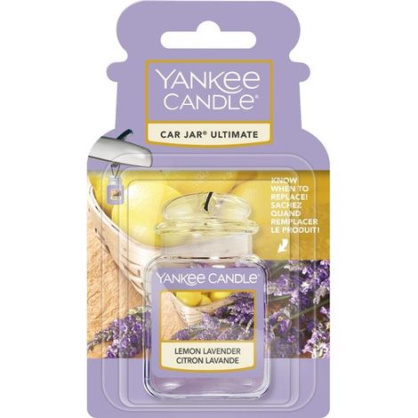 Vela Yankee Candle Car Jar Ultimate Gel Fragancia para Coche Limón y Lavanda 25g (1/2)