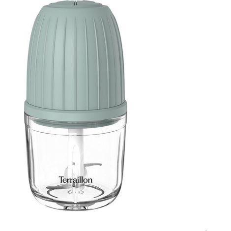 Elektrischer Zerkleinerer - Terraillon BISTRIA - Glasbehälter mit 0,5L Kapazität, 300W, 2 Edelstahlklingen, 2 Geschwindigkeiten (1/5)