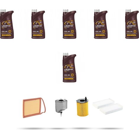 Kit tagliando 4 FILTRI e 6L OLIO compatibile con Citroen Spacetourer 1.6 Hdi 66kw dal 2018 (1/5)