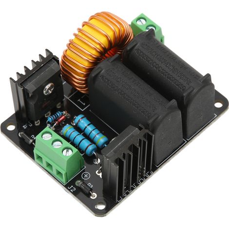 Módulo controlador Flyback ZVS, módulo de fuente de alimentación de alto voltaje para transmisión inalámbrica con bobina para controladores DIY. (1/5)