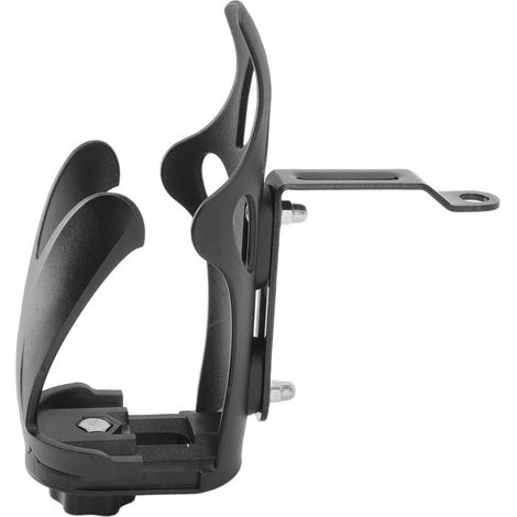 Porte-bouteille vélo universel - Support eau aluminium et plastique robuste fixation rétro pour tous vélos électriques route (1/4)