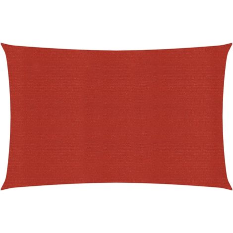 Vela in tessuto per ombrellone 160 g/m² rosso 3,5 x 5 m HDPE 020009261