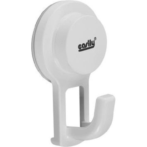 Trade Shop - Gancho De Pared Con Ventosa Hogar Cocina Baño Percha 11x6cm 59540 - (1/2)