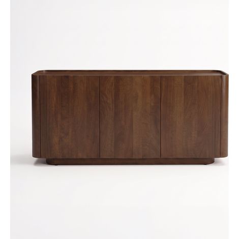 Aparador Aldo de madera de mango color nogal (1/4)