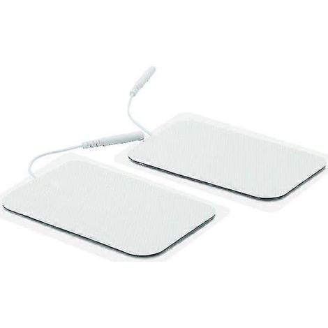 10 grandes électrodes pour appareil TENS, électrodes de rechange pour appareil TENS 7 cm x 12 cm 2,0 kΩ (1/2)