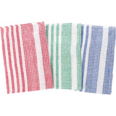 Strofinacci da cucina 100% cotone 35x55cm MORAJ Set di 3 pezzi COLORI MISTI (1/2)