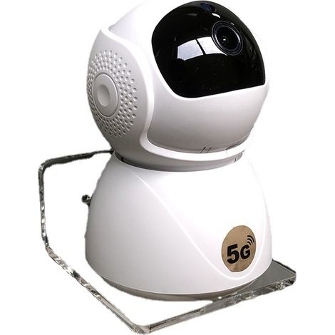 Set di 4 mensole a parete galleggianti in acrilico per altoparlanti intelligenti, con fermacavi, autoadesive e installazione senza foratura. - AquaForge (1/5)