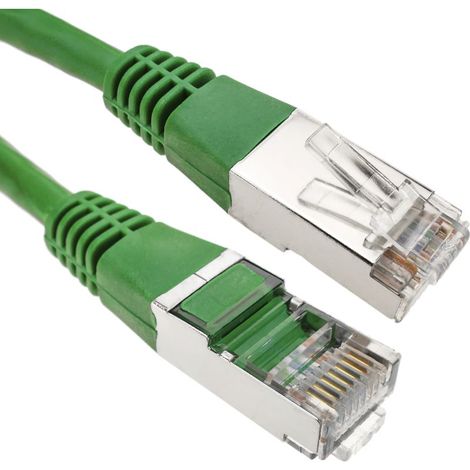 Câble réseau Ethernet FTP Cat.6 vert 1 m (1/5)