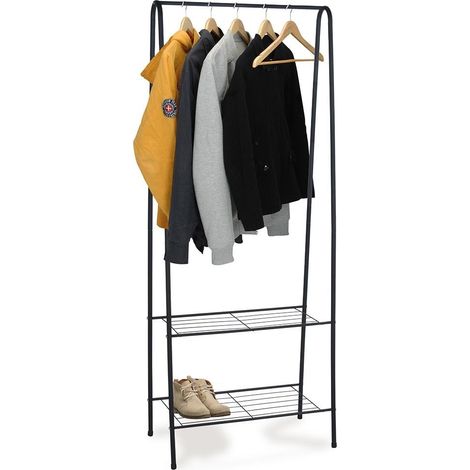 Porte-vêtements avec 2 niveaux 61x34x152 cm Storage solutions (1/5)