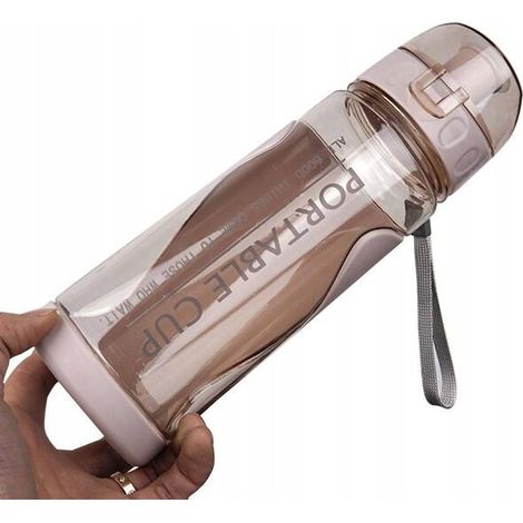 ECARLA Wasserflasche Rosa 600ml BD02