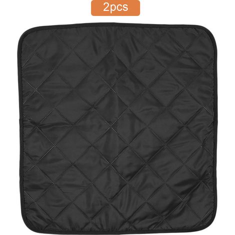 2 coussins absorbants multifonctions réutilisables pour fauteuil, canapé et chaise roulante (Noir) (1/5)