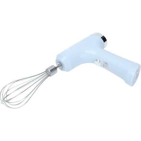 Fouet électrique sans fil à batterie USB, mixeur à main avec fouet en acier inoxydable réglable pour cuisine
