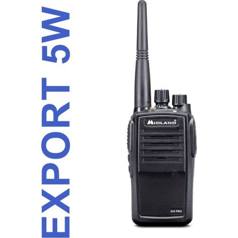 Midland ricetrasmettitore bibanda Export 5W PMR446 LPD IP67 - G15-PRO - C1127