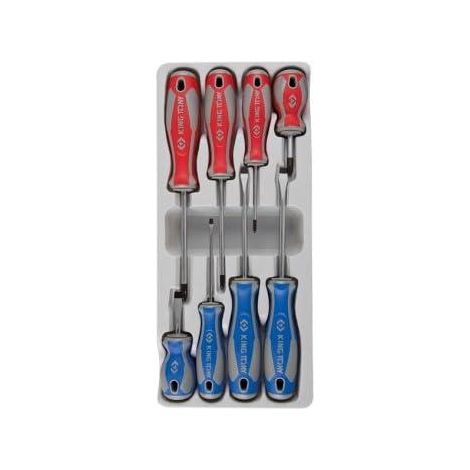 Set cacciaviti King Tony 8 pezzi argento acciaio (1/3)