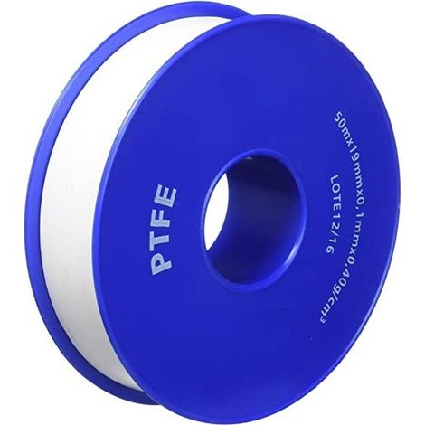 Suinga – Rouleau de ruban d'étanchéité fileté en téflon 15 m – Largeur 19 mm – Joint PTFE pour étanchéité durable – Application professionnelle