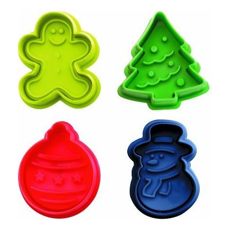 Ibili 733100 Set de cortapastas de Navidad multicolor (1/2)