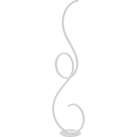 Lampe LED sur pied dimmable design moderne Flok - Blanc (1/3)
