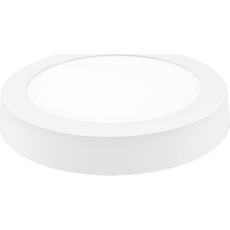 LED-Downlight rund, mattweiße Oberfläche, 12 W, kalt (1/2)