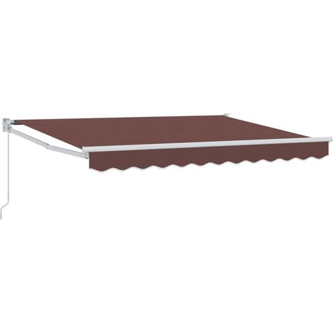 Maison Exclusive - Tenda retrattile Marrone 3 x 2 m 100% Poliestere e Alluminio (1/5)