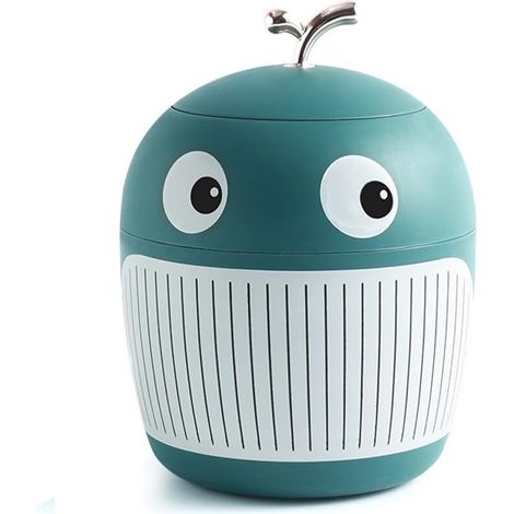 CCYKXA  4L Office Trash Can Storage Bin Bedroom Reusable Garbage Trash Can Container Living Room Miscellaneous Items Trash Organizer, Green