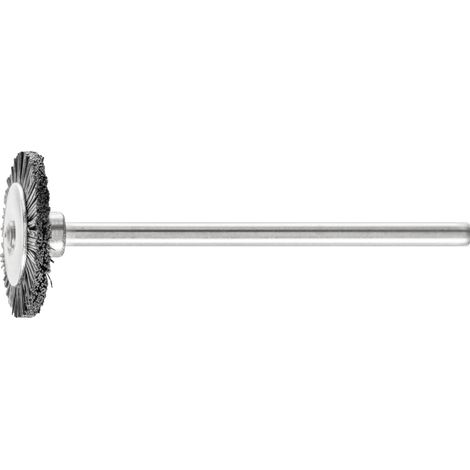 PFERD TOOLS Miniatur- Rundbürste RBU Ø16x2 mm Schaft-Ø2,34 mm schwarze Schweineborste 10 Stk (1/4)