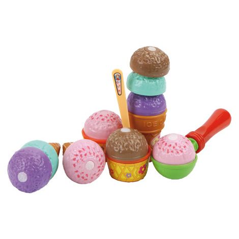 Ensemble de glaces alimentaires
