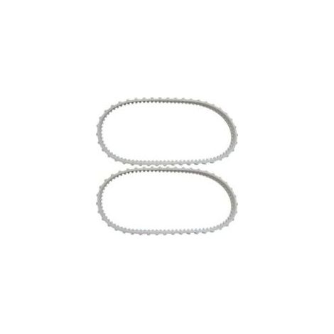 Lot de 2 courroies RCX23002 Aquavac Tiger Shark, pour nettoyeur de piscine Hayward Aquavac Tiger Shark et ShakVac, longueur du rail 75 cm Crezuo (1/4)