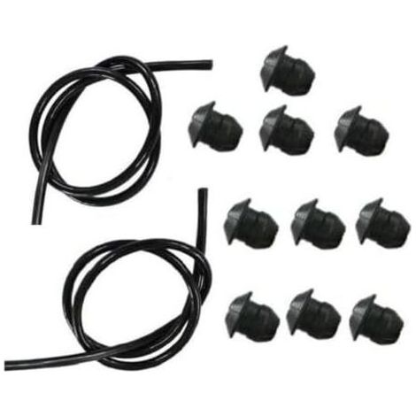 Lot de 10 œillets bague réservoir carburant et kit conduite compatibles avec 580457501 remplace 503735801 pour débroussailleuse à 2 cycles - (1/5)